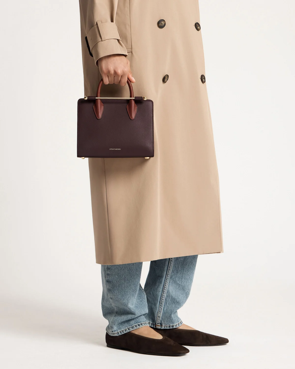 Mini Tote - Burgundy/Chestnut/Walnut