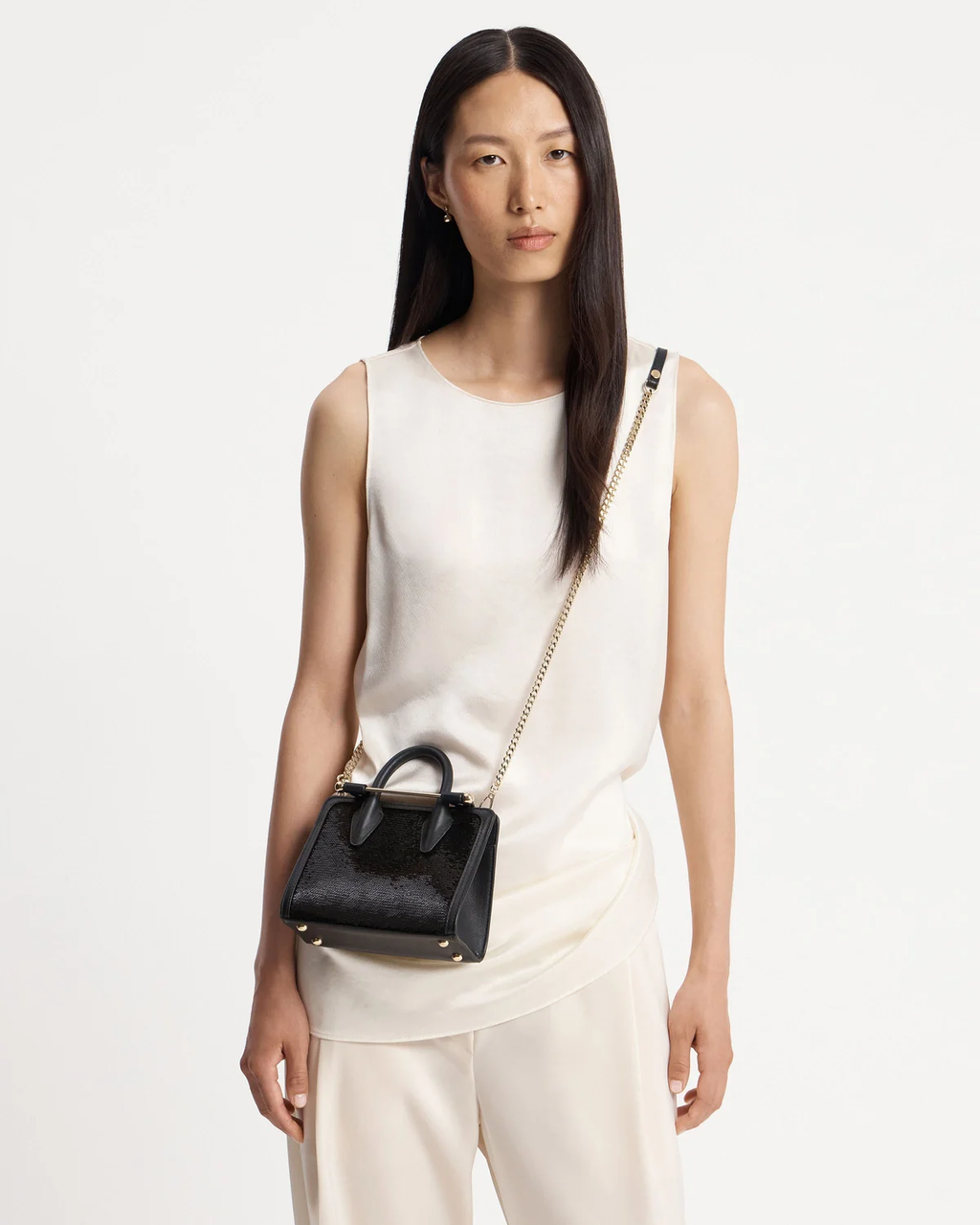 Nano Tote - Black Sequins