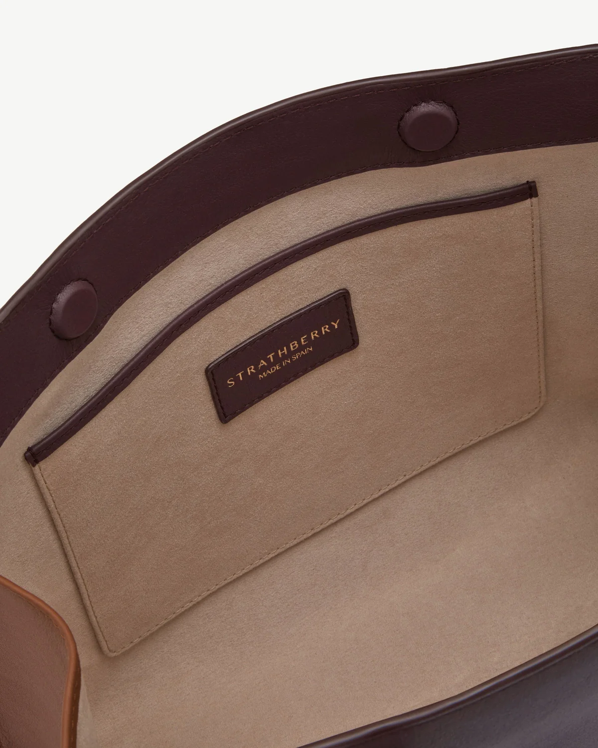 Midi Tote - Burgundy/Walnut/Chestnut