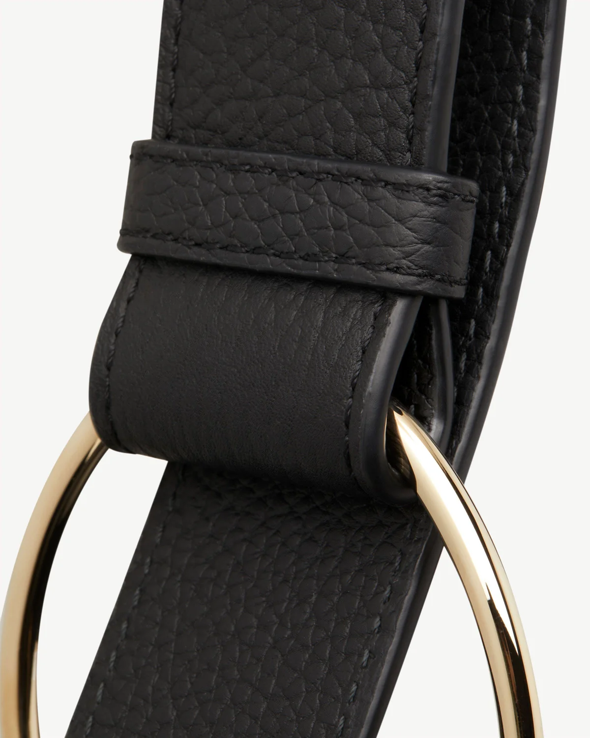 Lana Midi Bucket Bag - Black