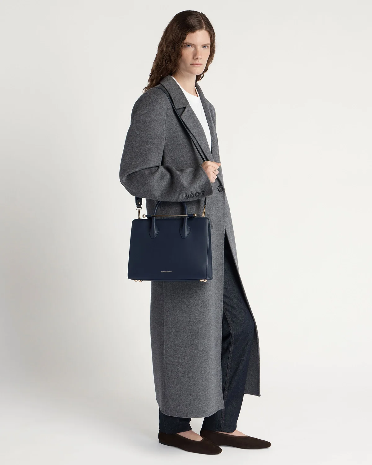 Midi Tote - Marine Blue
