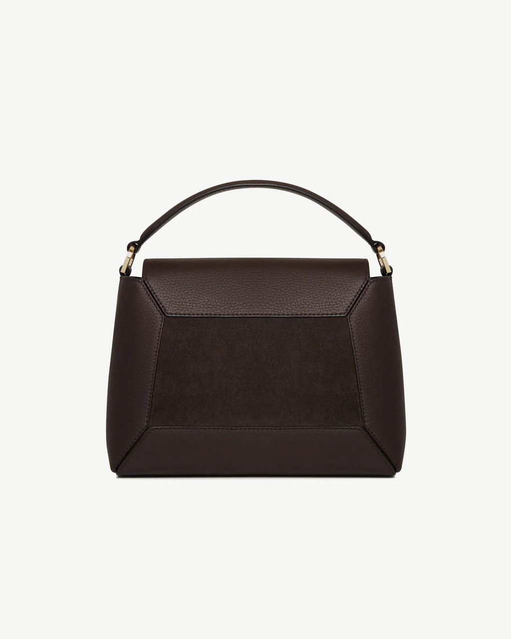 Mosaic Bag - Dark Chocolate Suede/Leather