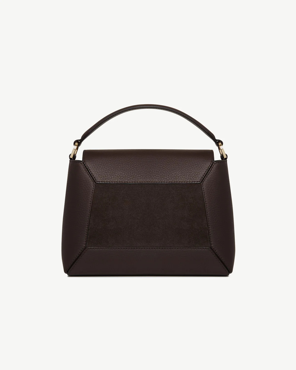 Mosaic Bag - Dark Chocolate Suede/Leather