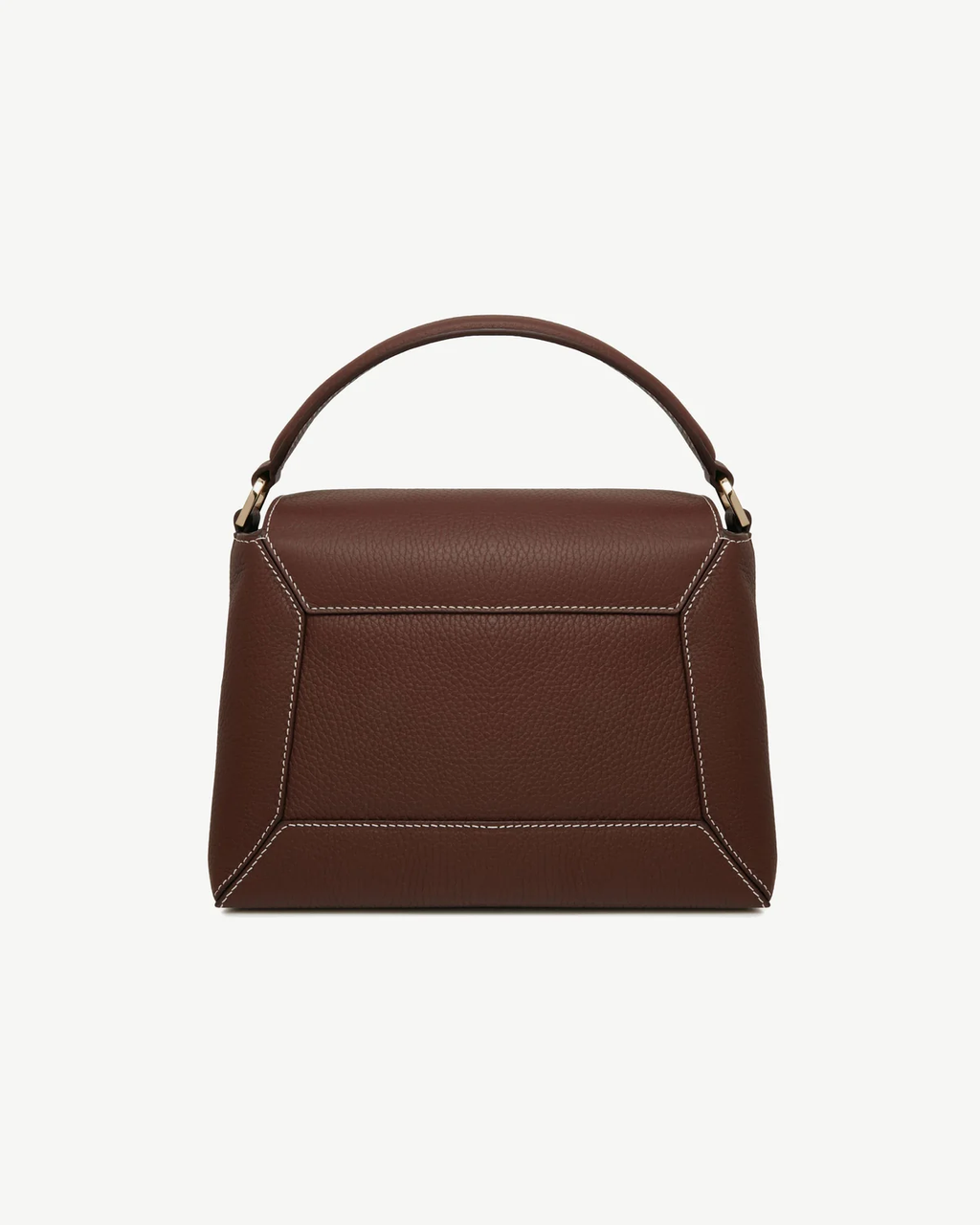 Mosaic Bag - Chocolate with Vanilla Stitch