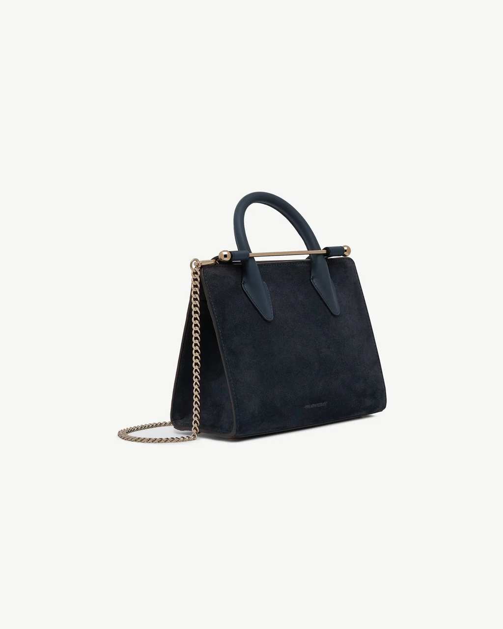 Mini Tote - Navy Suede