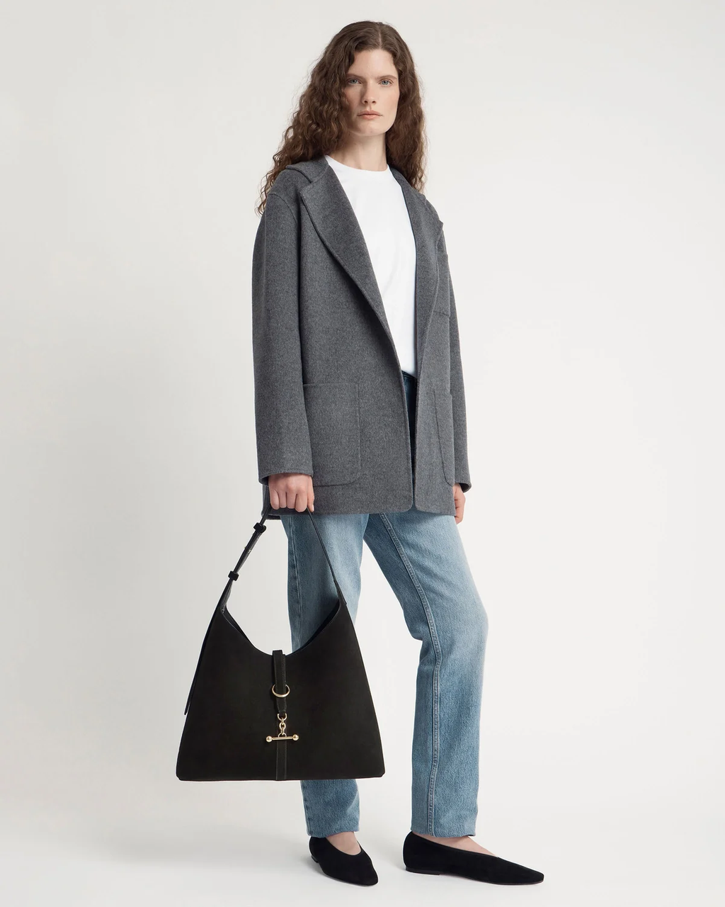 Kite Hobo Maxi - Black Suede