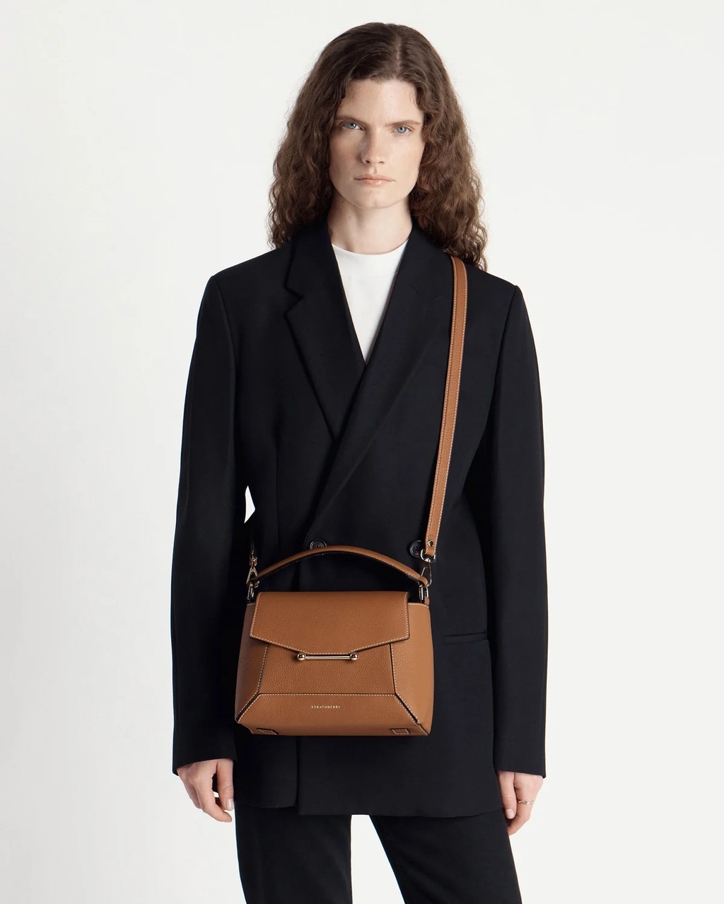 Mosaic Bag - Tan with Vanilla Stitch