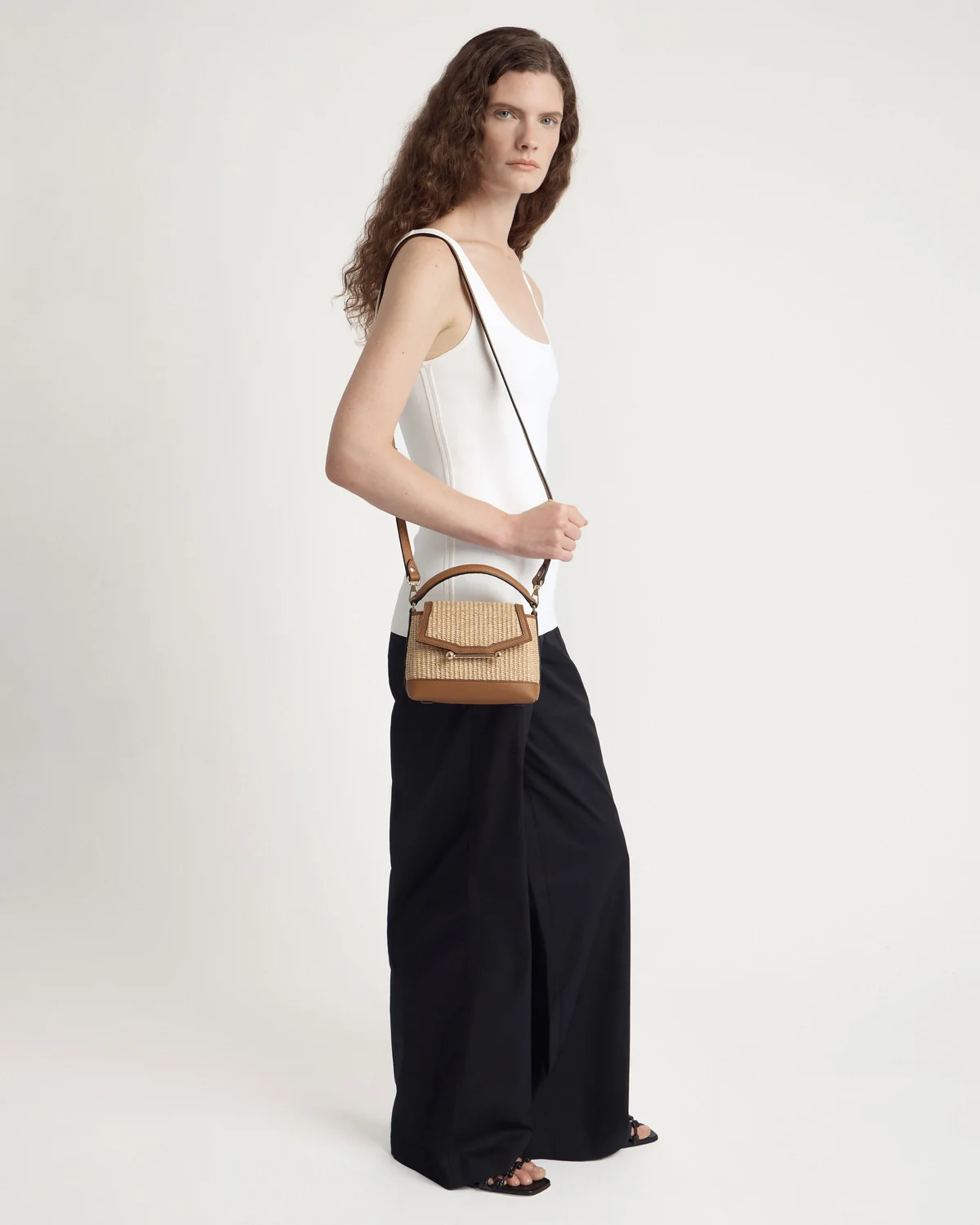 Mosaic Nano - Tan/Natural Raffia