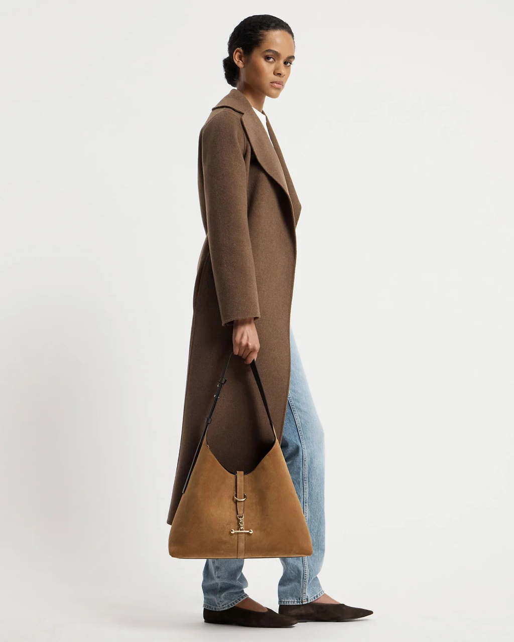 Kite Hobo Maxi - Toffee Suede/Espresso