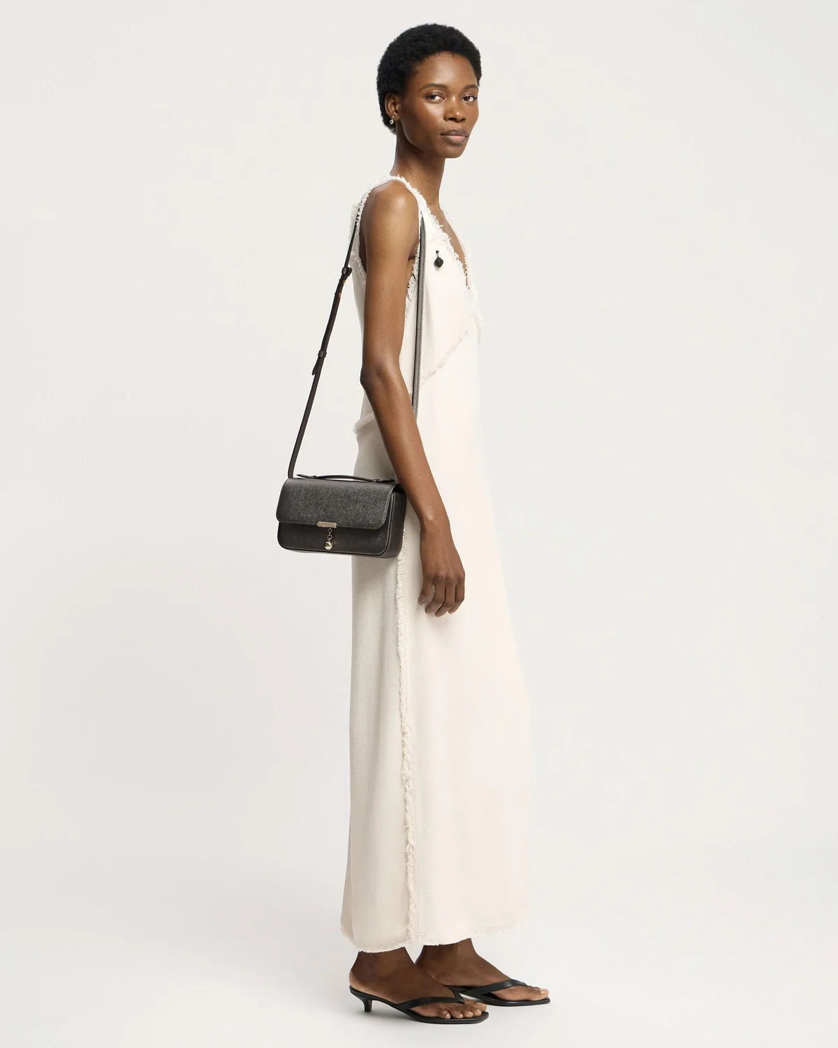 Nocturn Clutch - Metallic Anthracite Caviar