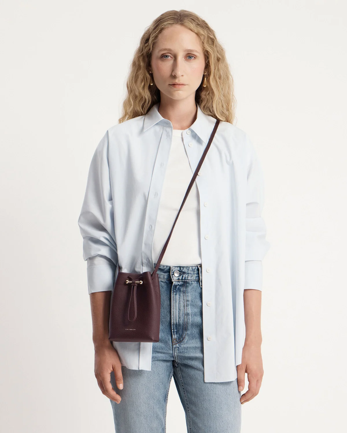 Osette Midi Pouch - Burgundy