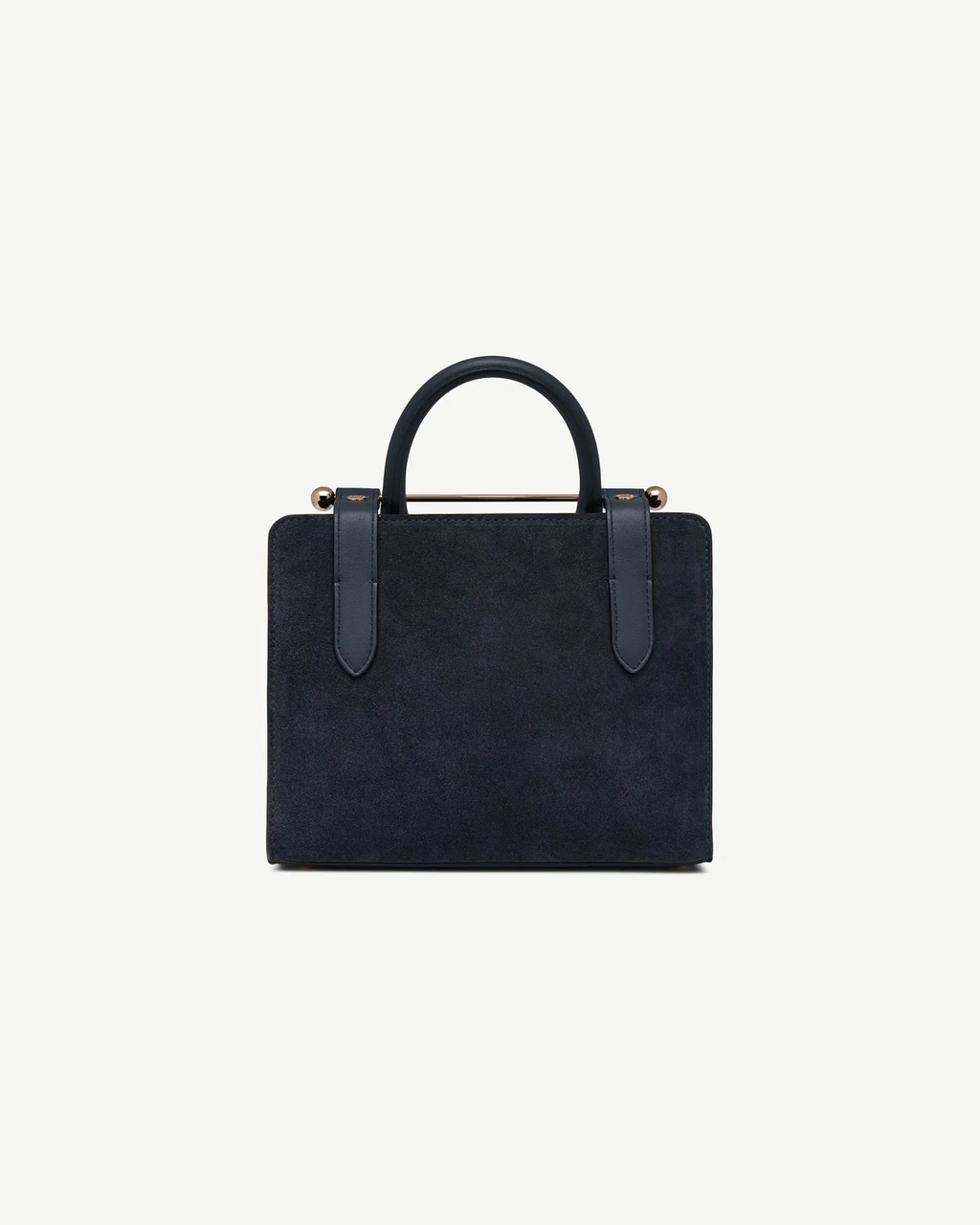 Mini Tote - Navy Suede
