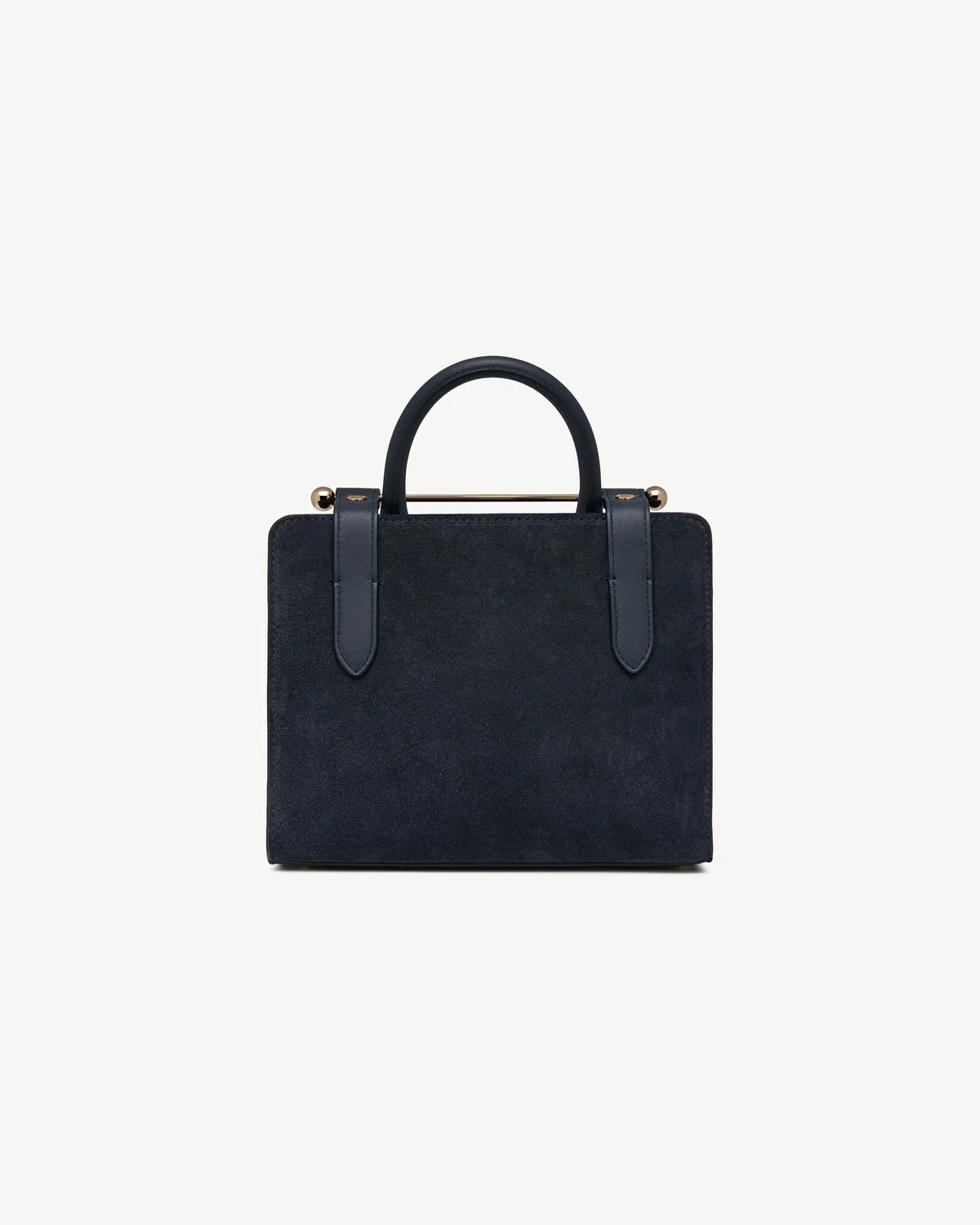 Mini Tote - Navy Suede