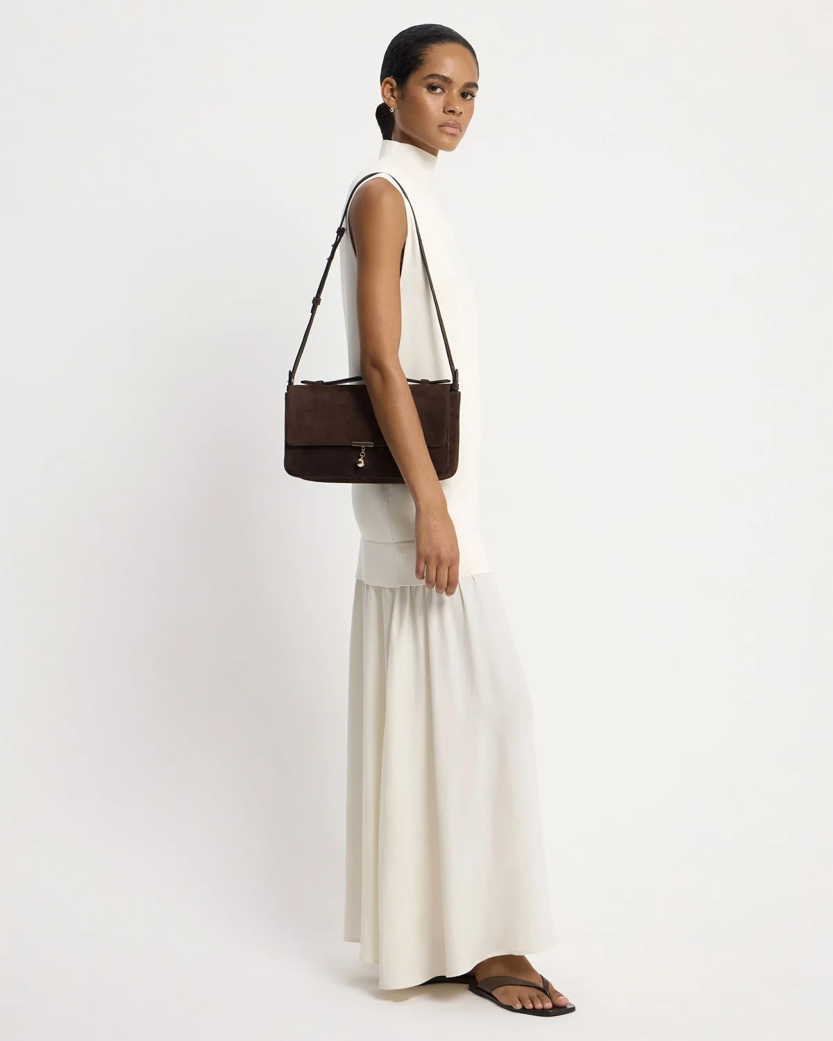 Nocturn Midi - Espresso Suede
