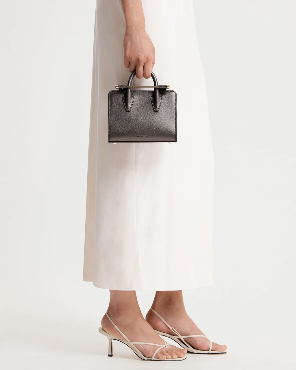 Nano Tote - Metallic Anthracite Caviar