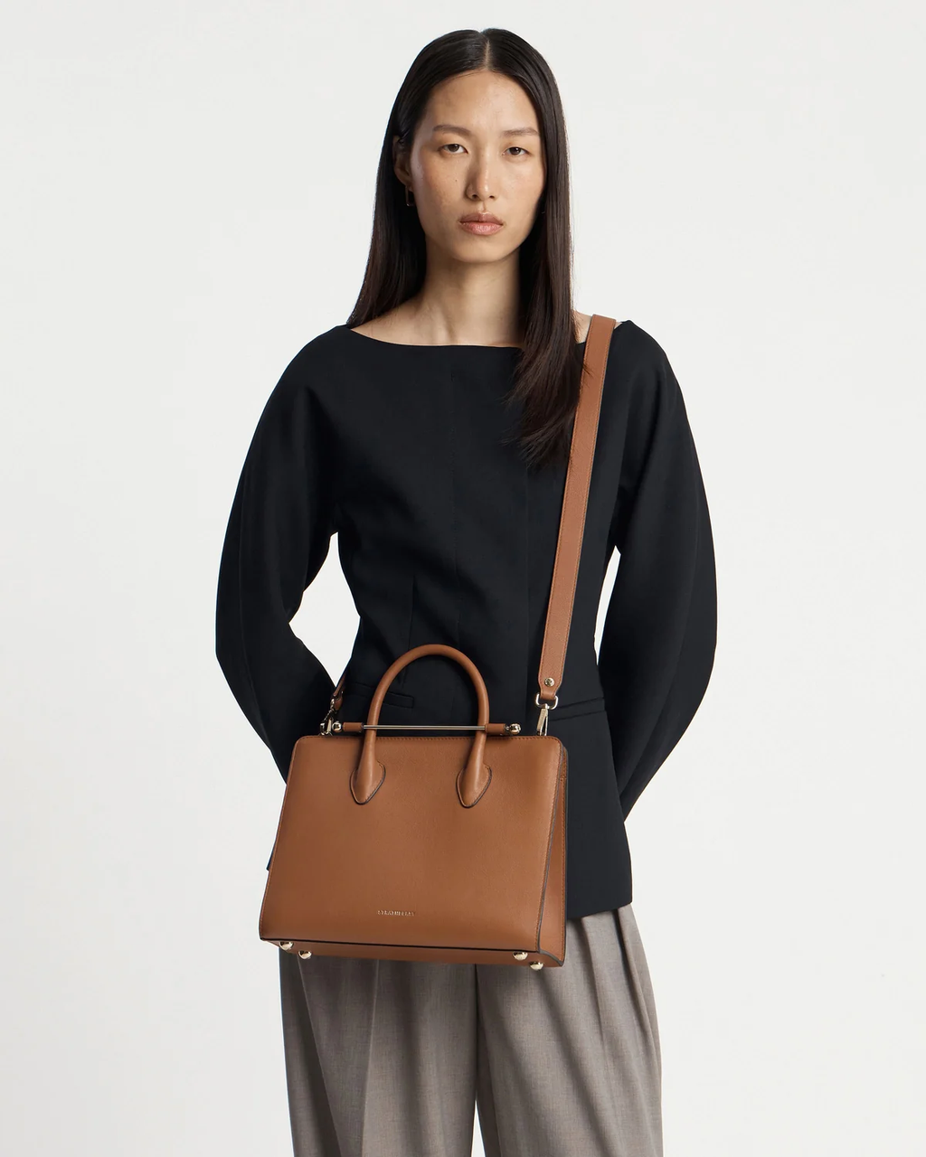 Midi Tote - Chestnut