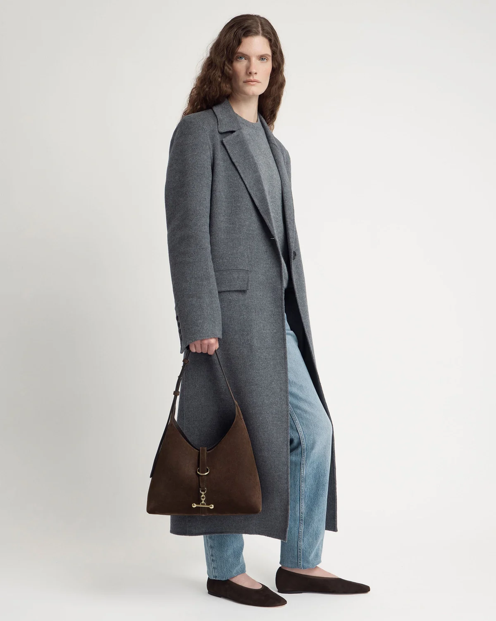 Kite Hobo - Chocolate Suede