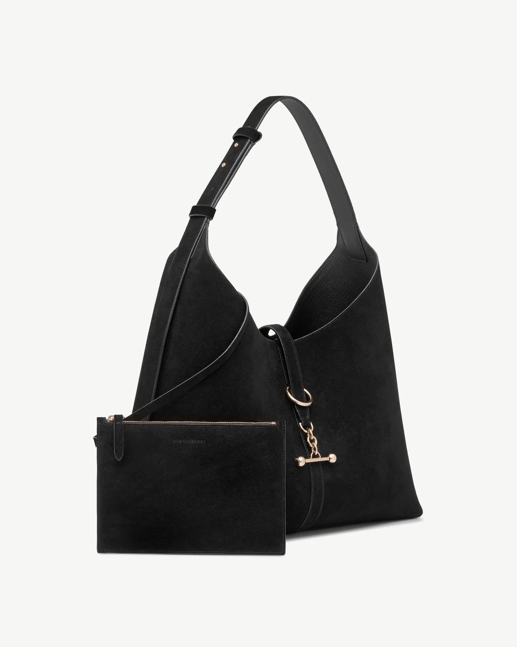 Kite Hobo Maxi - Black Suede