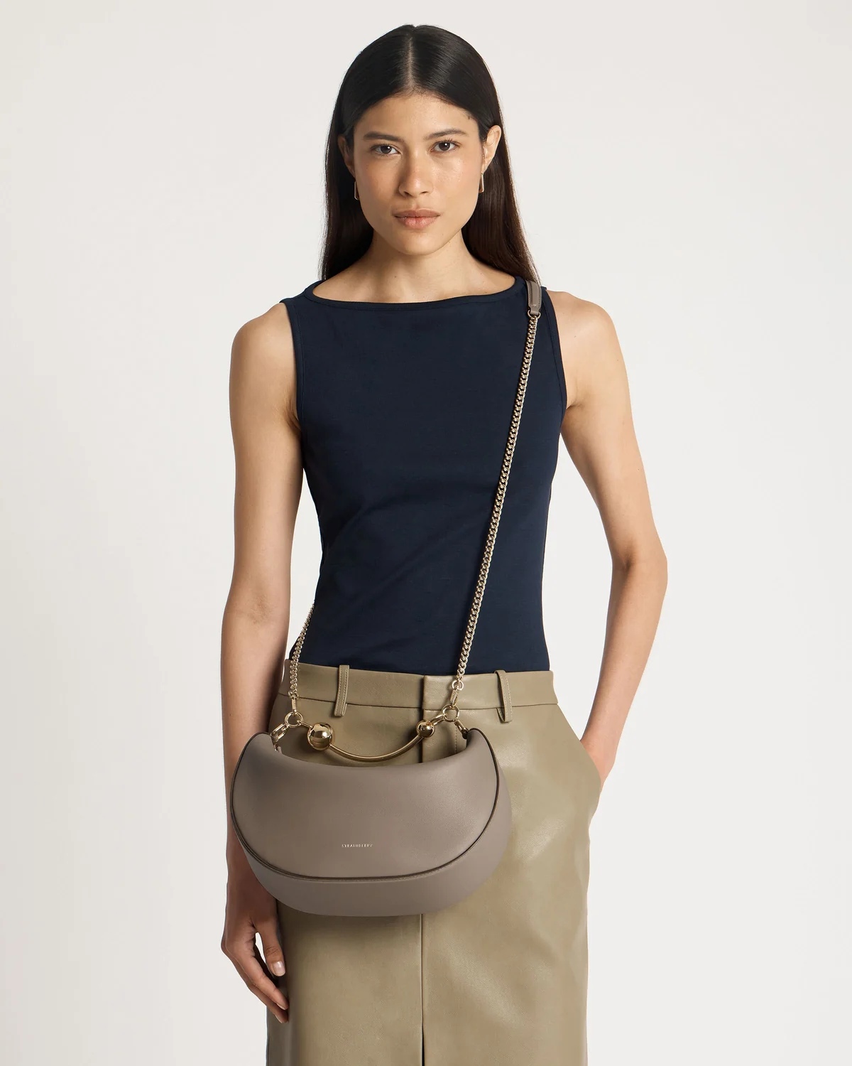 Crescent Moon - Taupe