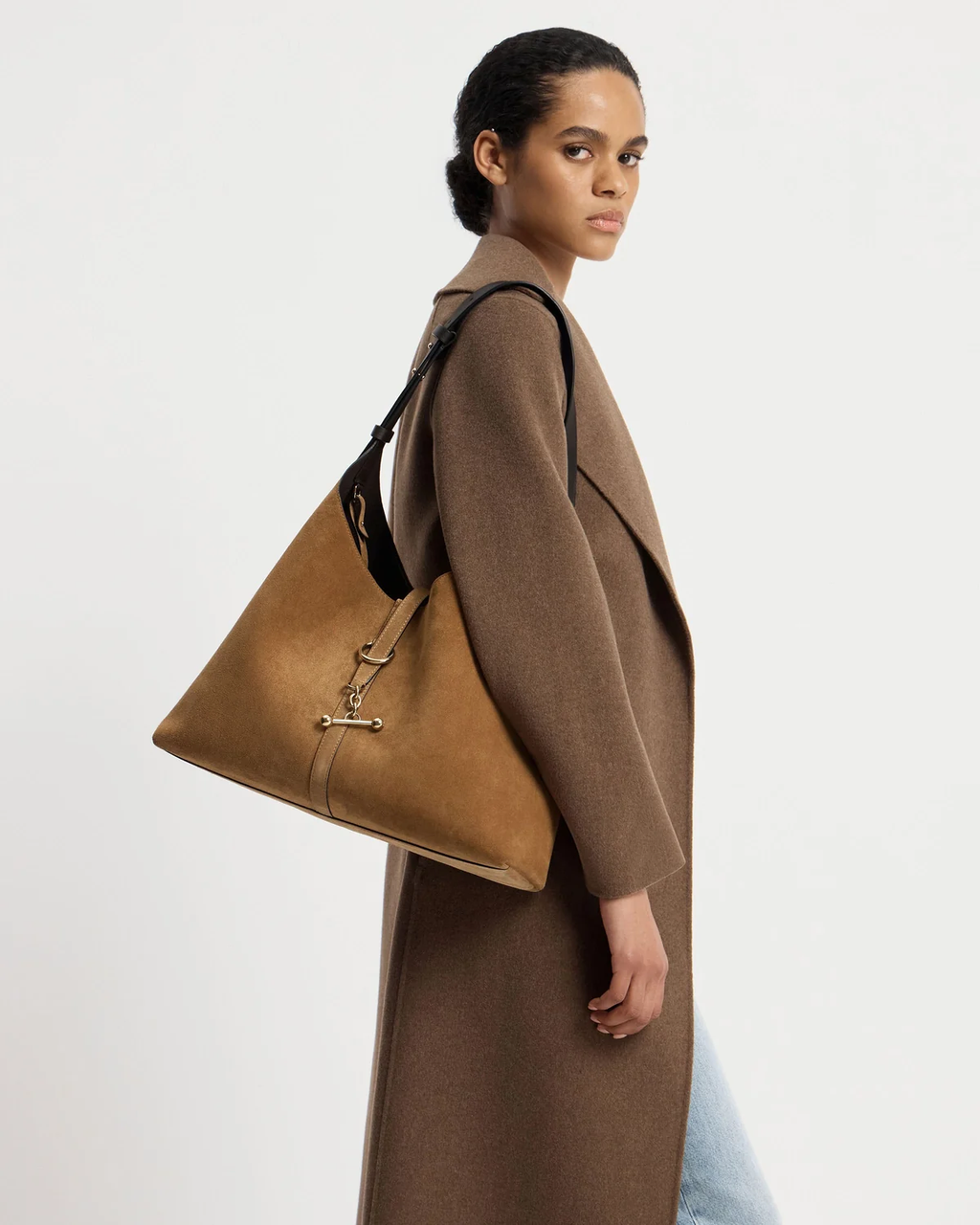 Kite Hobo Maxi - Toffee Suede/Espresso