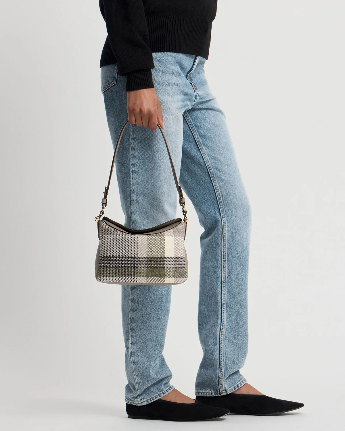 Sway - Strathberry Tartan Taupe