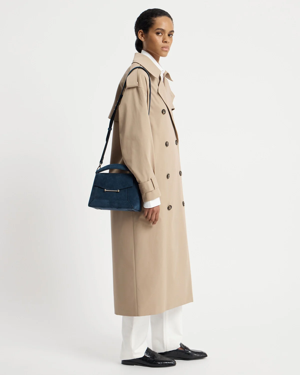 Mosaic Bag - Loch Blue Suede