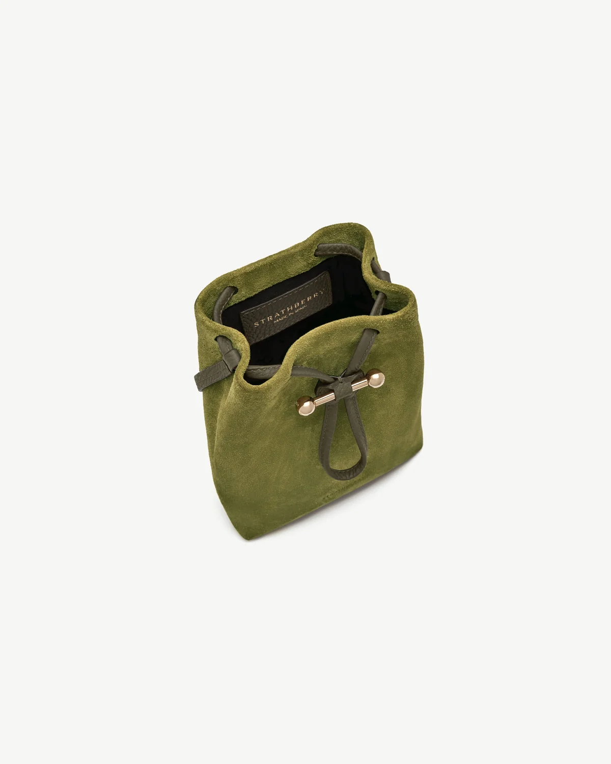 Osette Midi Pouch - Lime Suede/Khaki