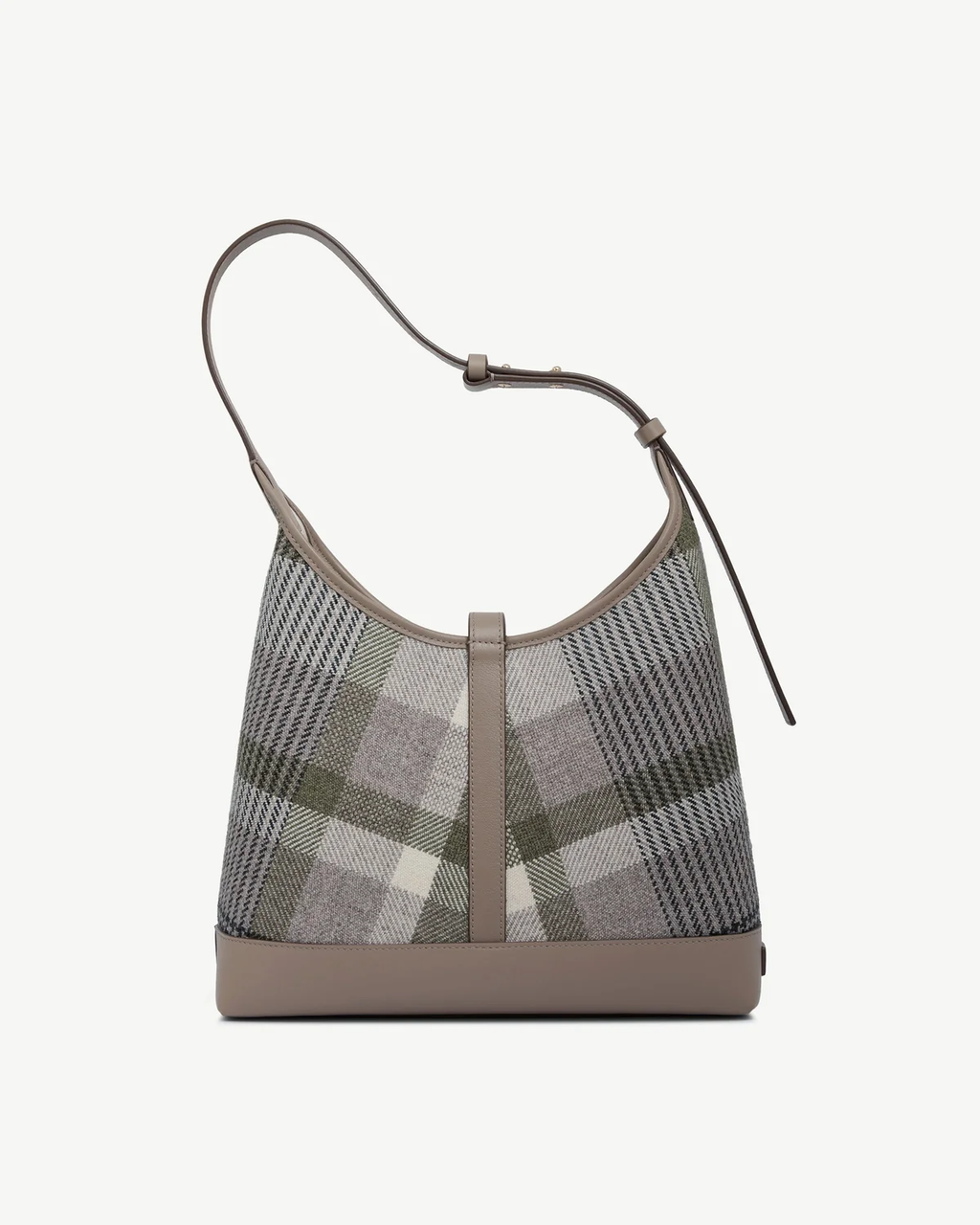 Kite Hobo - Strathberry Tartan Taupe