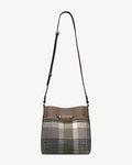 Corda Bucket - Strathberry Tartan Taupe