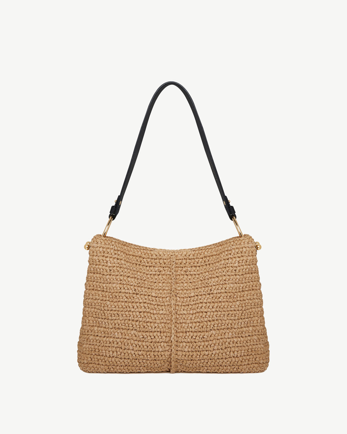 Lana Hobo - Raffia/Black