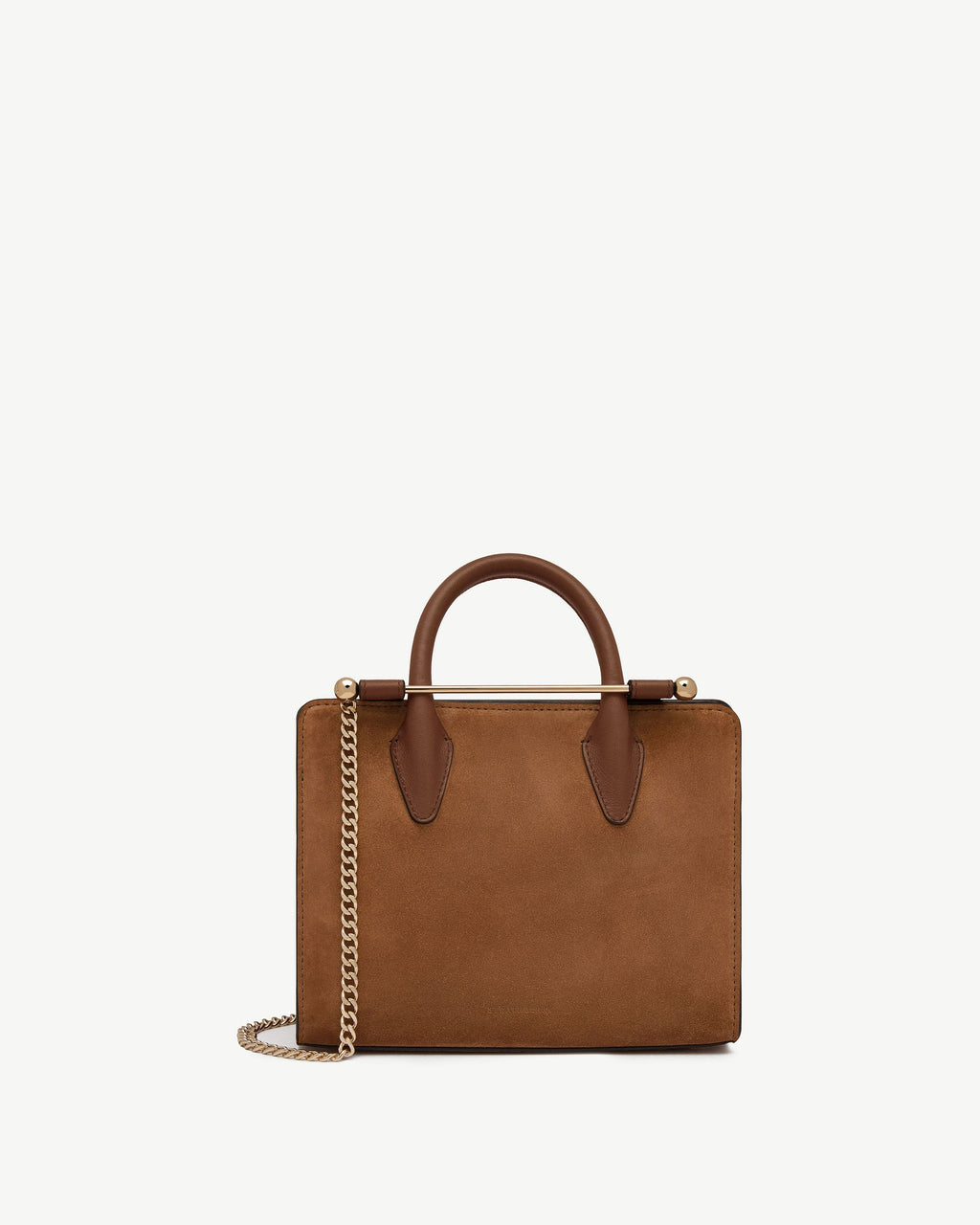 Mini Tote - Tan Suede