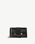 Crescent on a Chain - Black Sequins