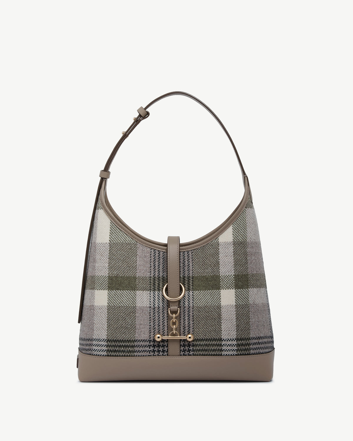 Kite Hobo - Strathberry Tartan Taupe