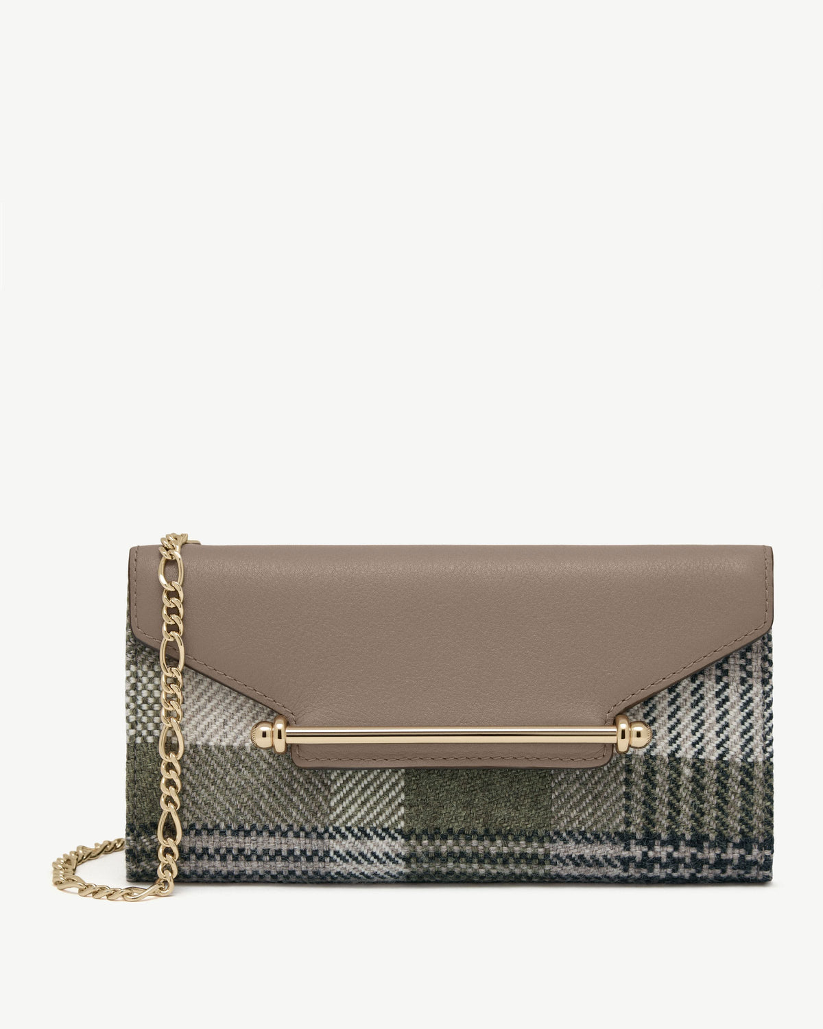 Multrees Chain Wallet - Strathberry Tartan Taupe