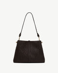 Lana Hobo - Chocolate Woven Leather