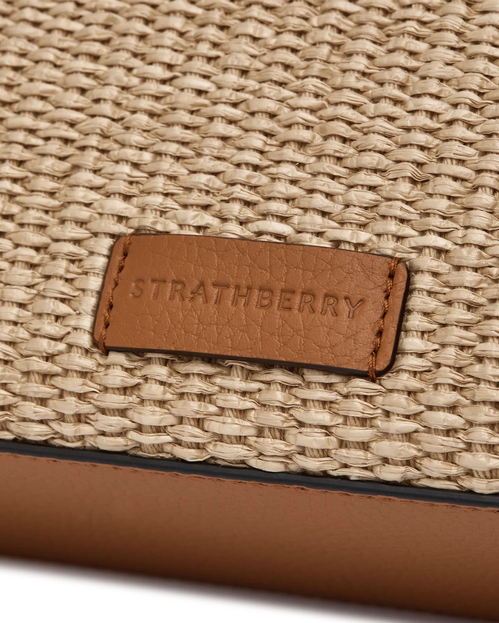 Mini Tote - Tan/Natural Raffia