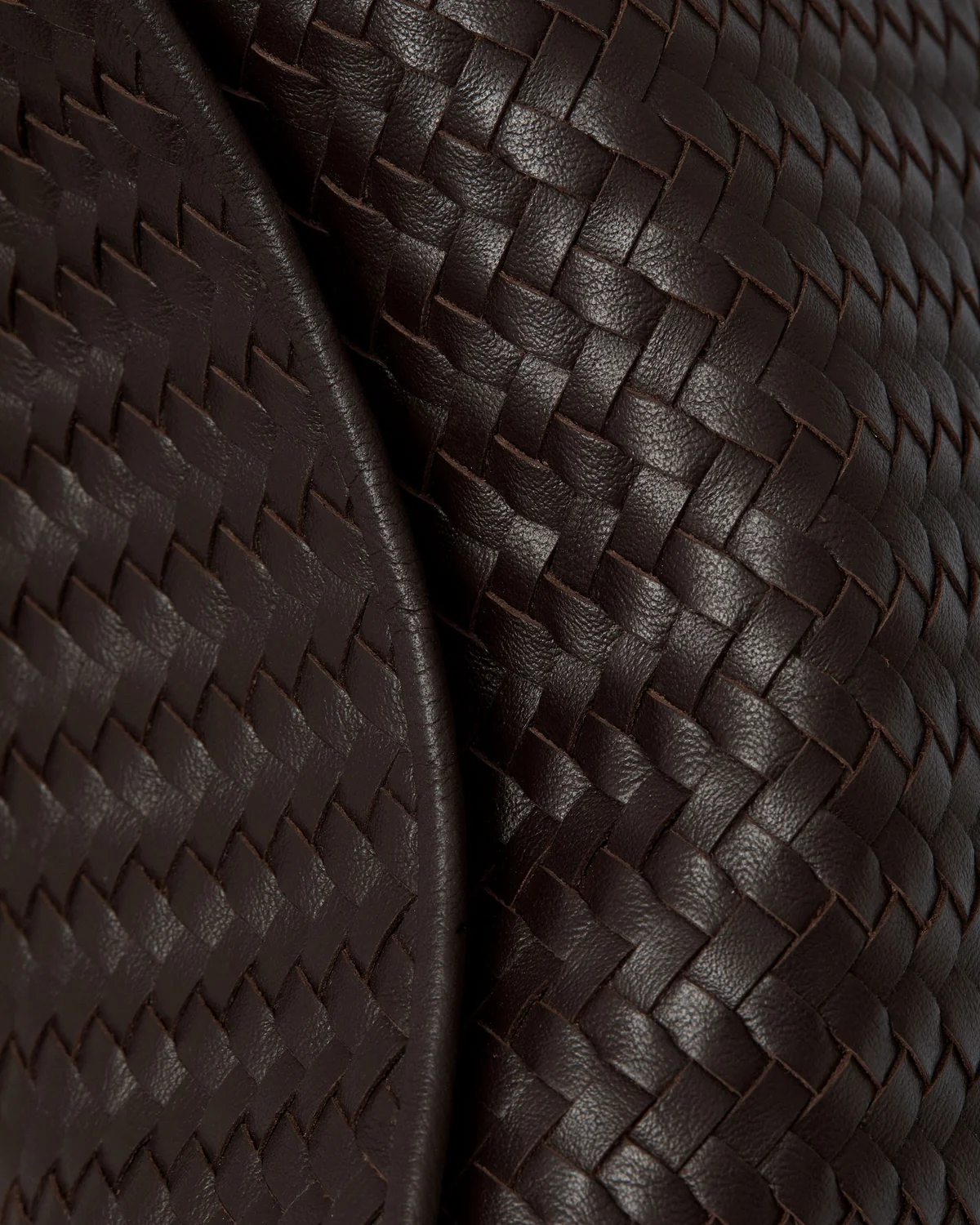 Sway - Chocolate Woven Leather