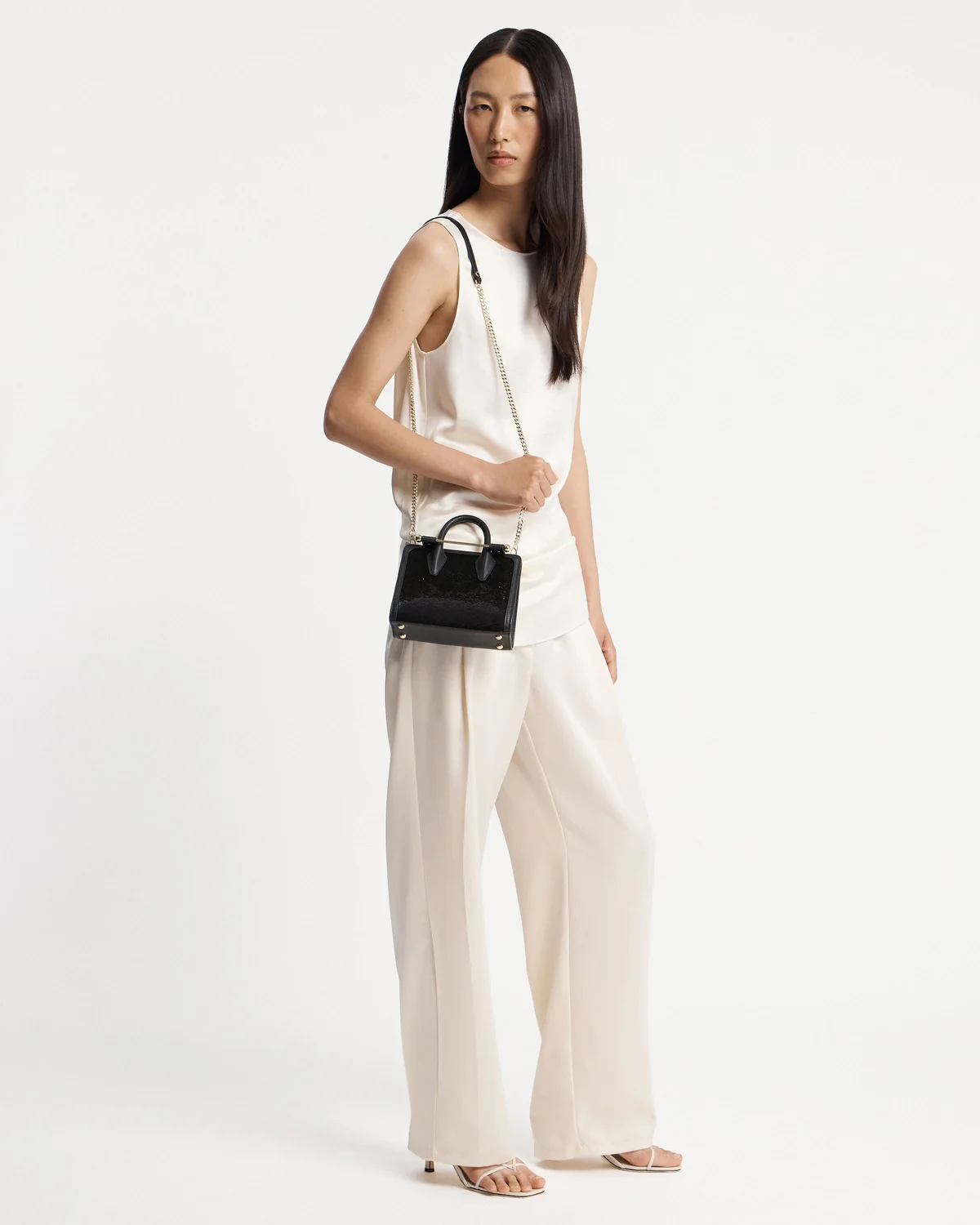 Nano Tote - Black Sequins