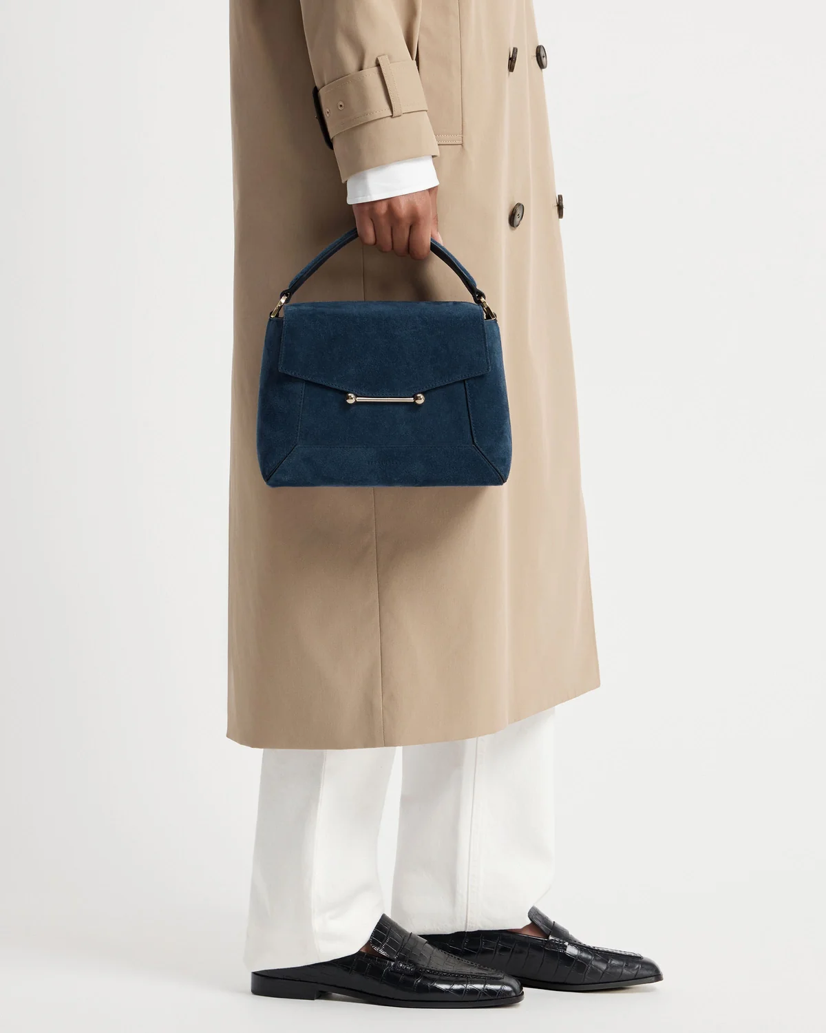 Mosaic Bag - Loch Blue Suede