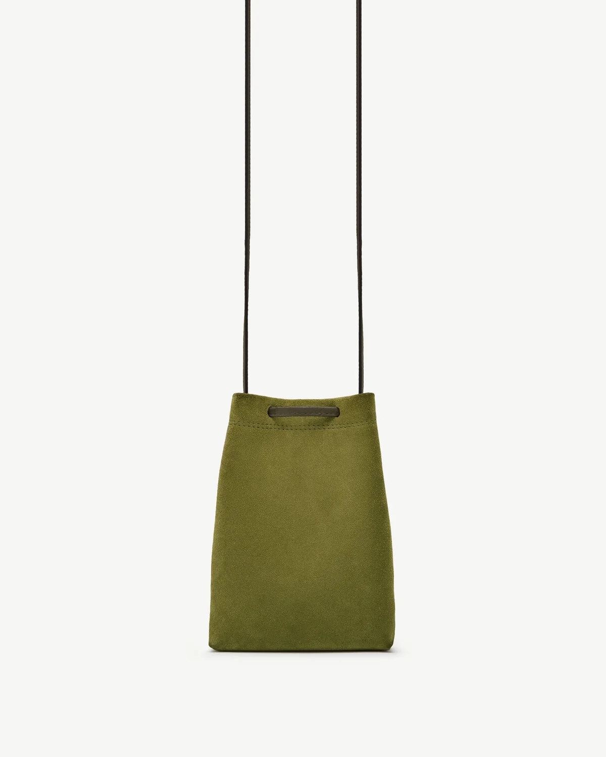 Osette Midi Pouch - Lime Suede/Khaki