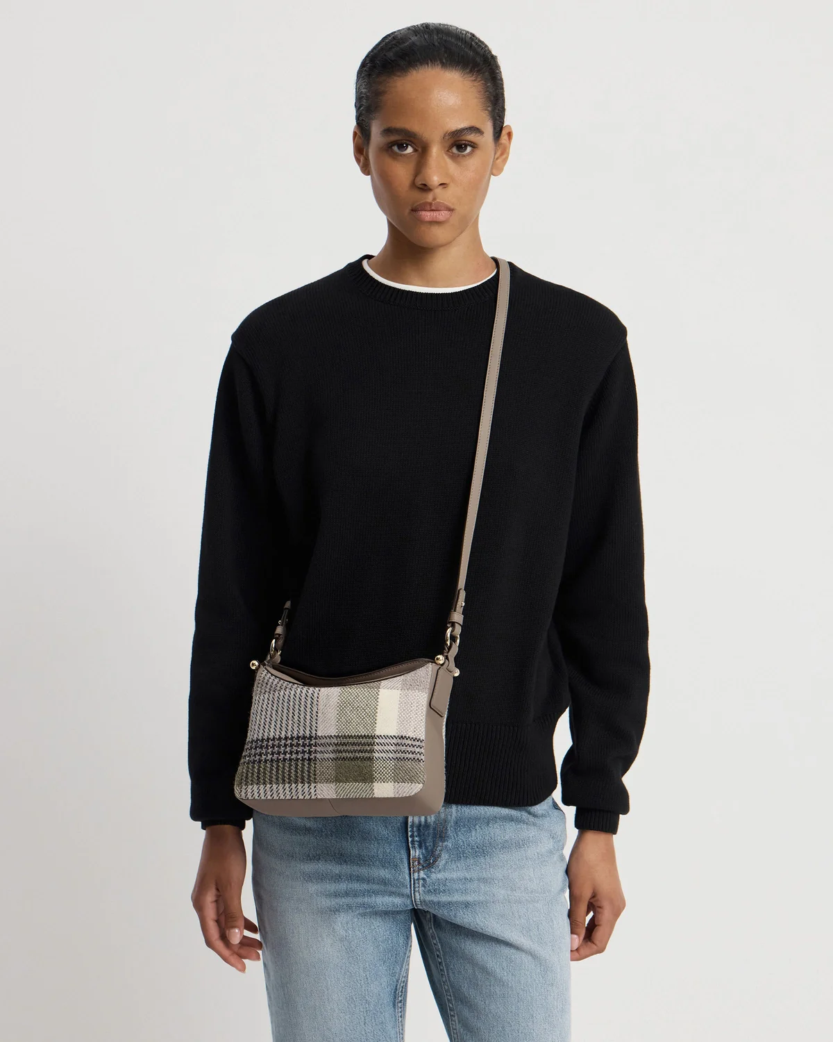 Sway - Strathberry Tartan Taupe