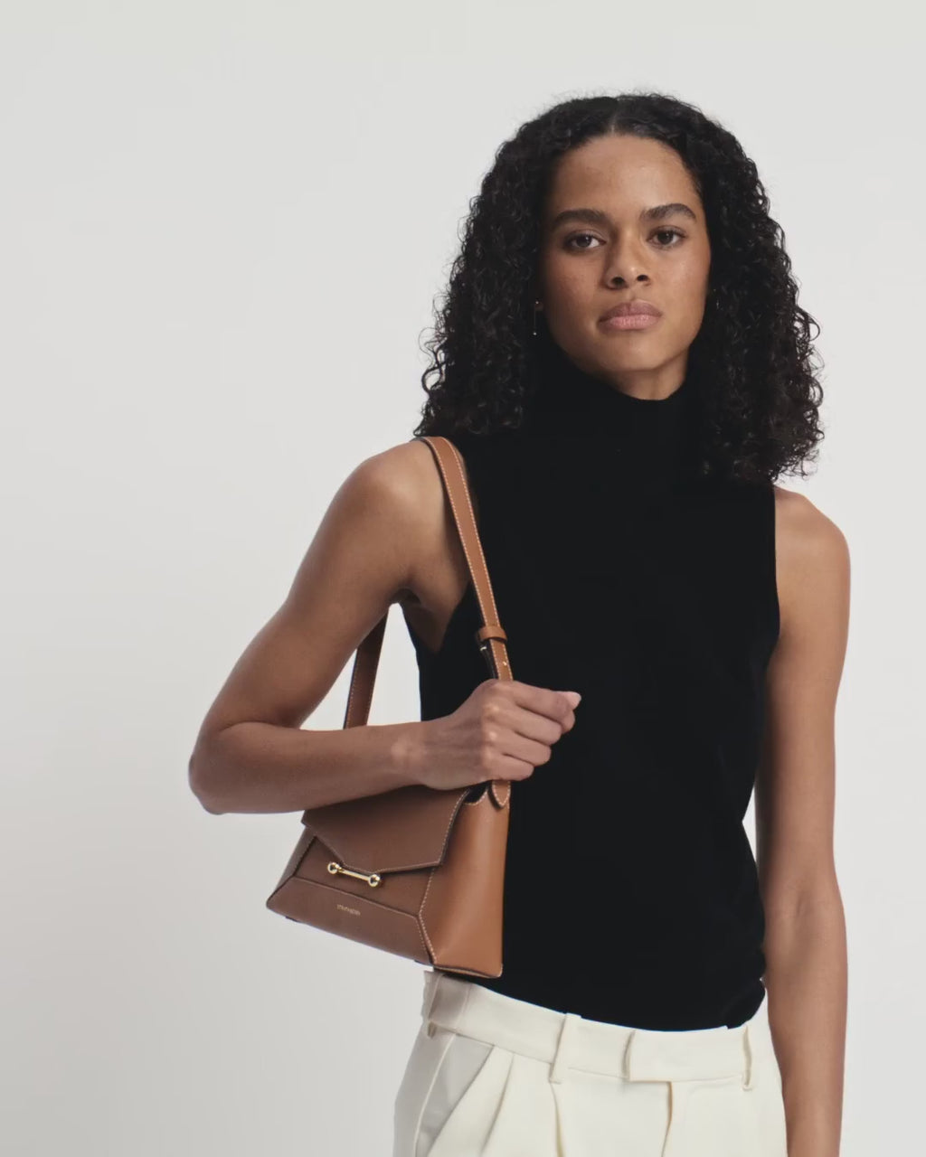 Mosaic Shoulder - Tan