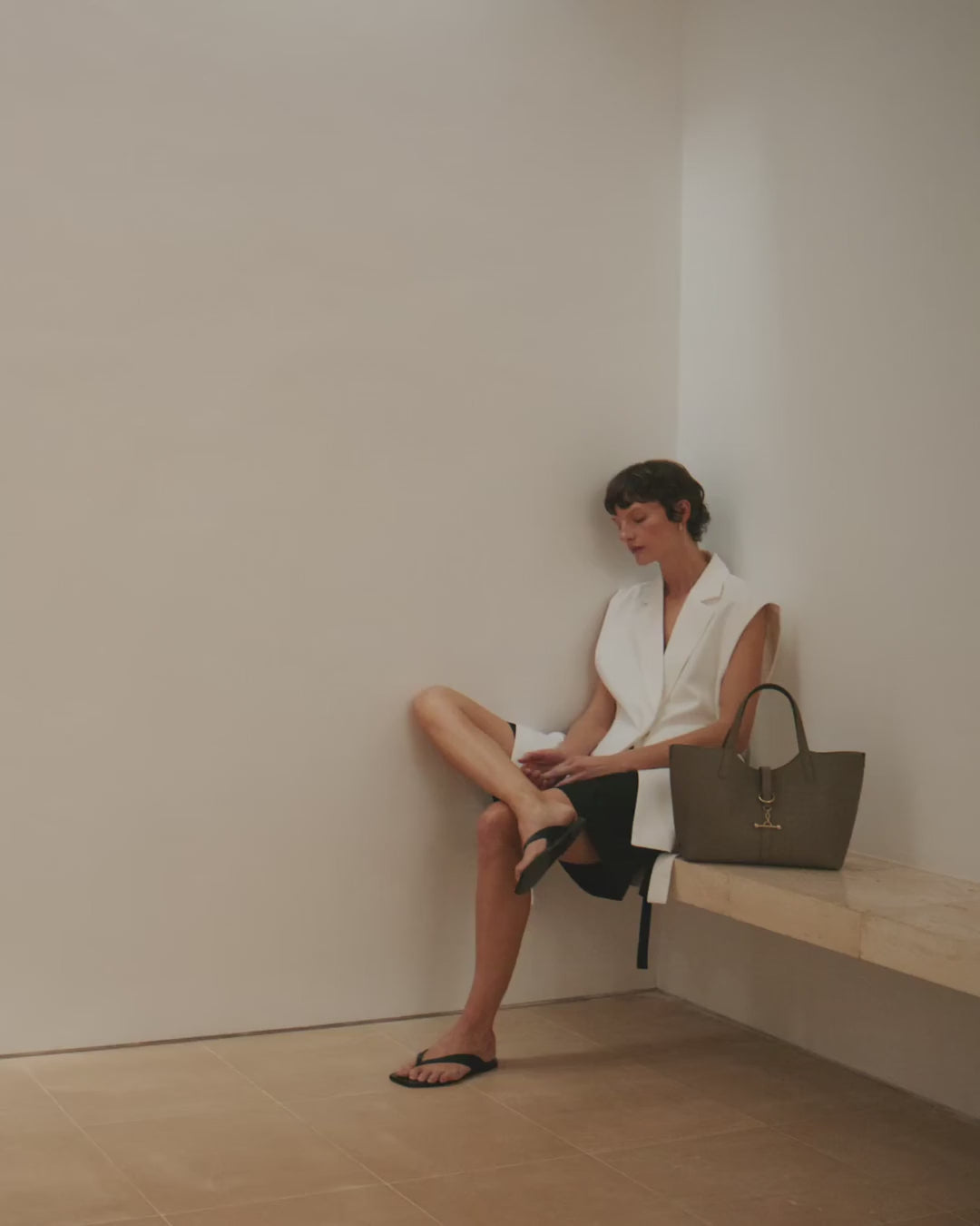 Kite Tote Midi - Taupe