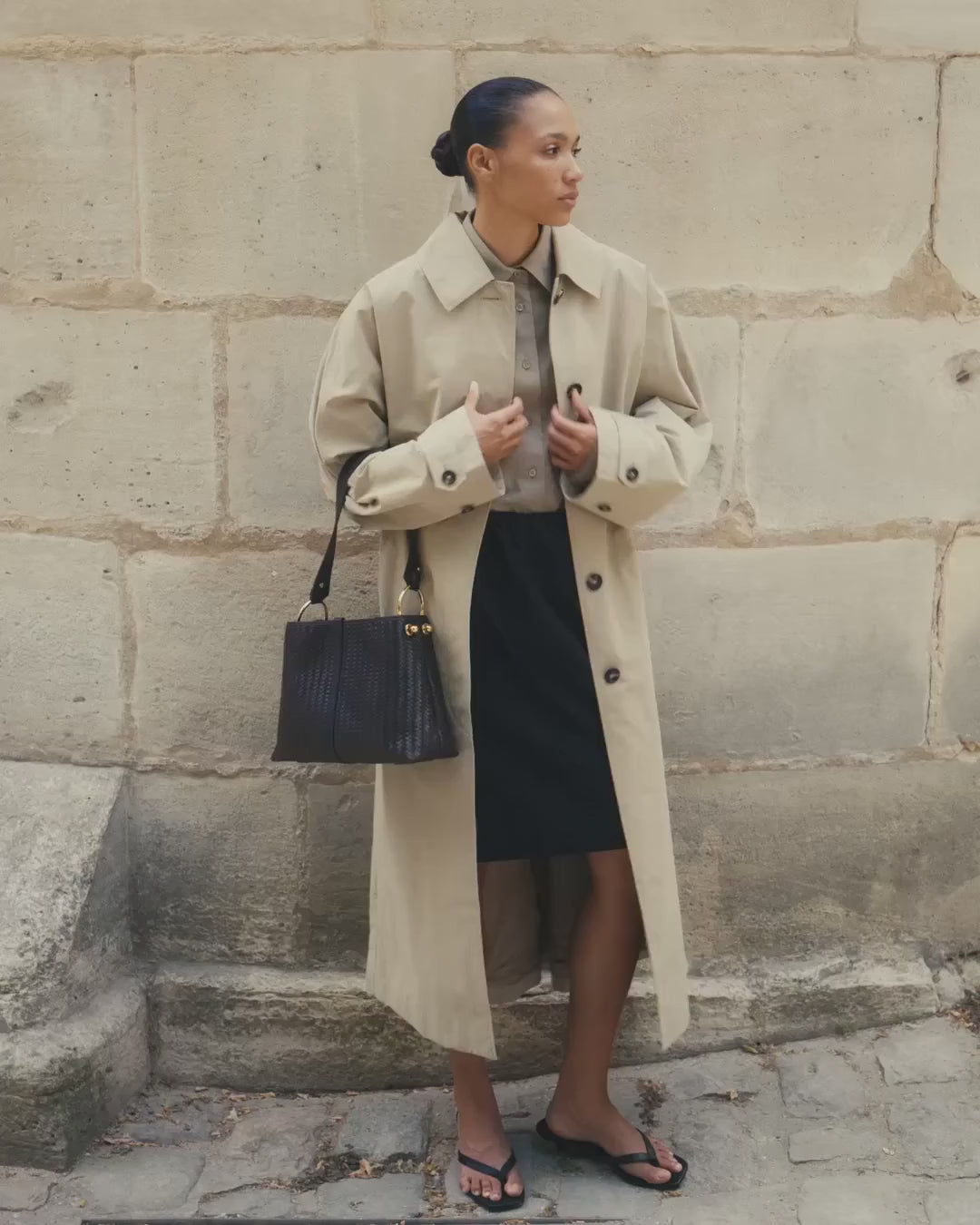Lana Hobo - Chocolate Woven Leather