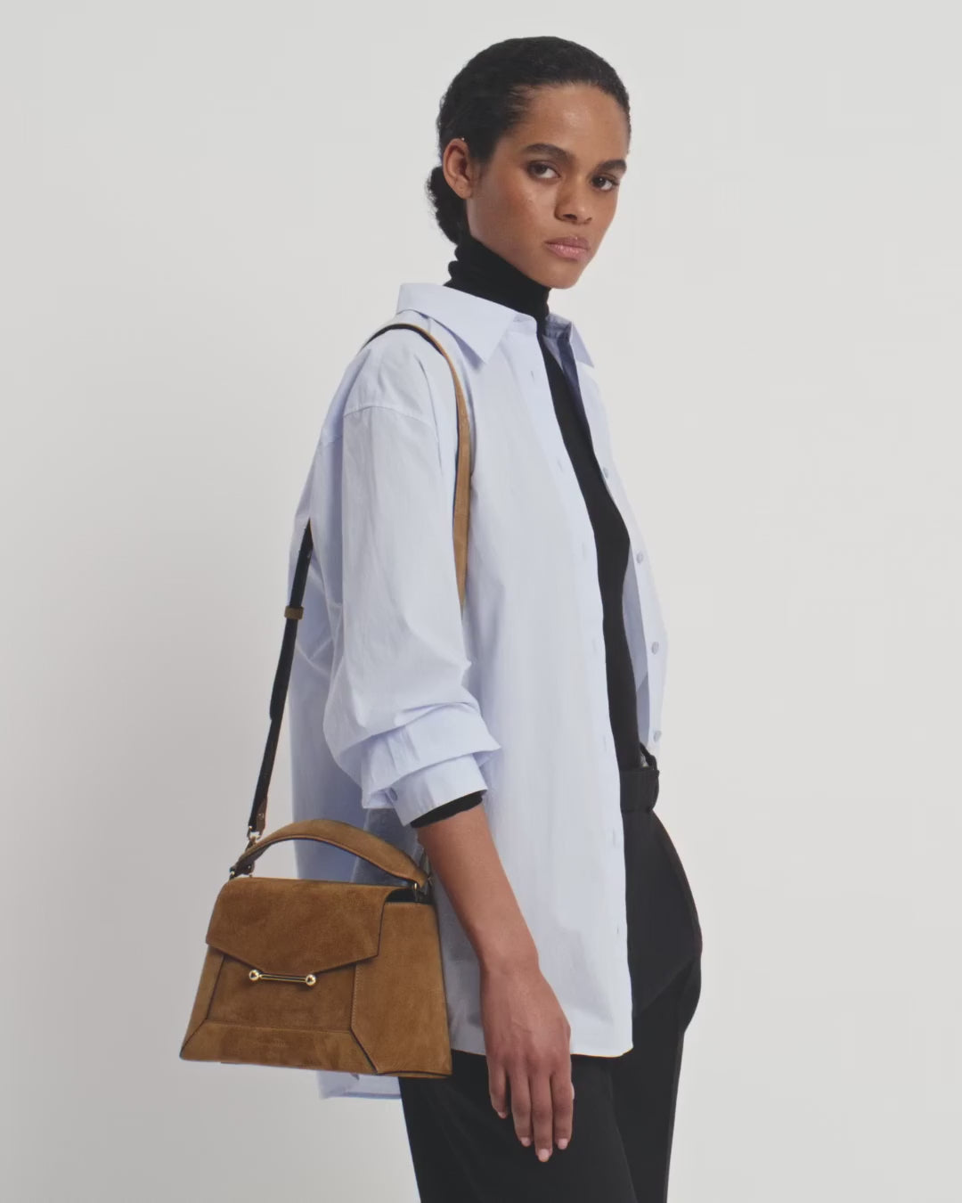 Mosaic Bag - Toffee Suede/Espresso