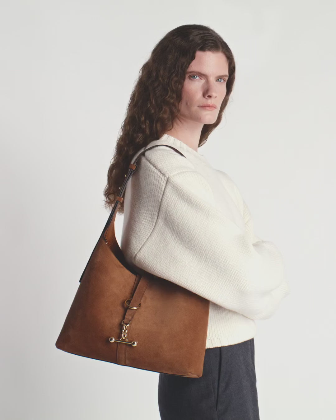 Kite Hobo - Tan Suede