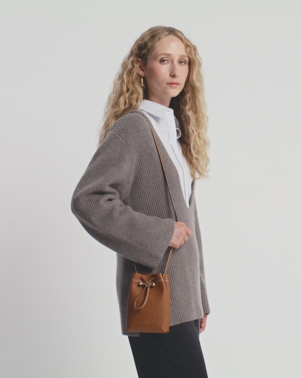 Osette Midi Pouch - Tan
