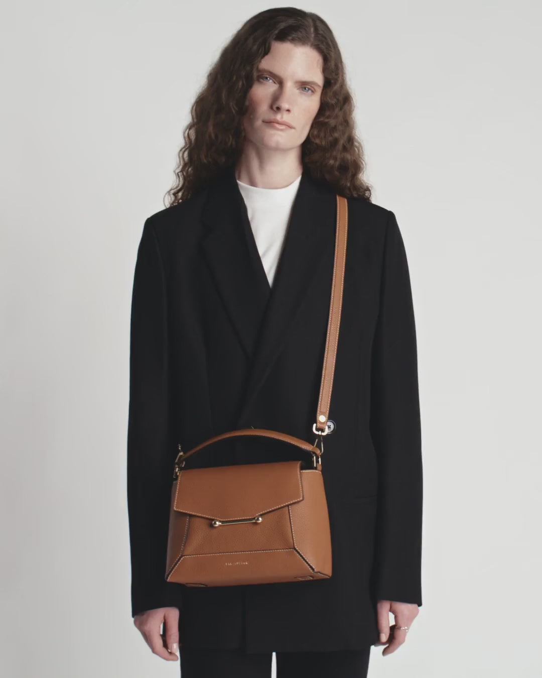 Mosaic Bag - Tan with Vanilla Stitch